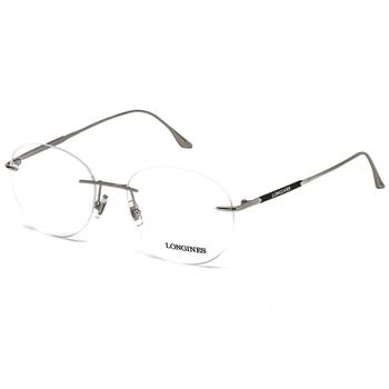 Longines | Longines Men's Eyeglasses - Clear Demo Lens Shiny Palladium Frame | LG5002-H 016,商家My Gift Stop,价格¥351
