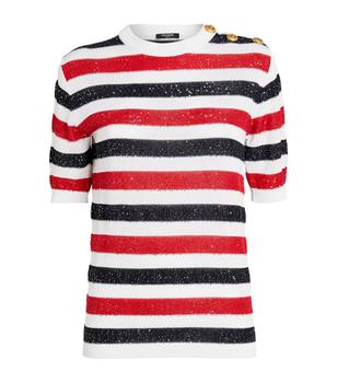 推荐Striped Sequinned T-Shirt商品