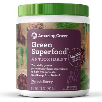商品Amazing Grass® 超级绿色食物冲剂 莓果味图片