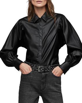 商品Bella Faux Leather Shirt图片