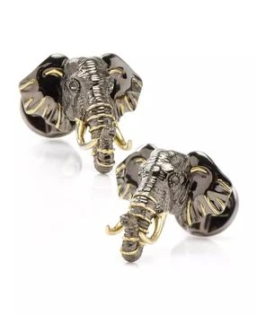 Ox and Bull Trading Co. | Men's 14K Gold Elephant Cufflinks,商家Macy's,价格¥1800