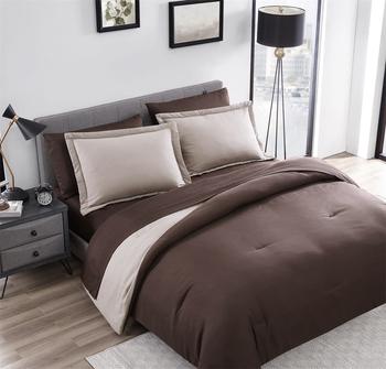商品The Nesting Company | Chestnut Reversible 7 Piece bed in a bag Comforter Set,商家Premium Outlets,价格¥430图片