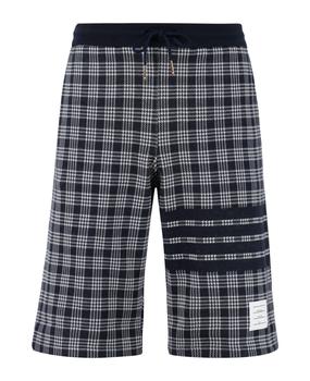 thom browne裤, Thom Browne | Checked Cotton Shorts商品图片 8.1折