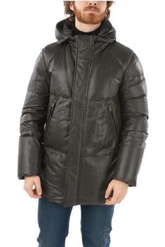商品Corneliani | Corneliani Men's  Brown Leather Outerwear Jacket,商家StyleMyle,价格¥14127图片