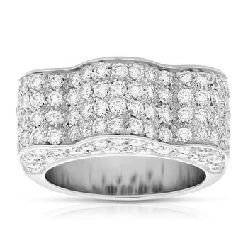 Vir Jewels | 3 cttw SI1-SI2 18K White Gold Diamond Wedding Band Bridal Engagement Ring Round,商家Premium Outlets,价格¥34513