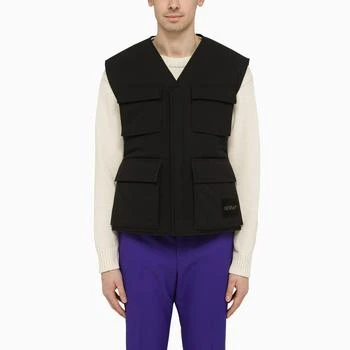 Off-White | Black padded waistcoat,商家The Double F,价格¥3695