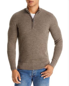 美利奴唇膏, The Men's Store at Bloomingdale's | Merino Wool Half Zip Sweater商品图片 