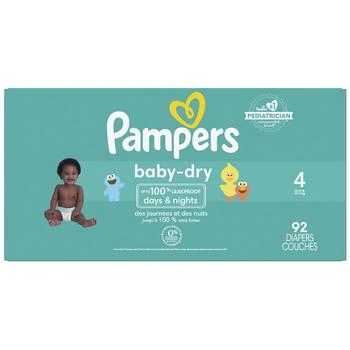 Pampers | Ultra Cushiony Diapers, Up to 100% Leakproof No scent, Size 4 (15-34 lbs),商家Walgreens,价格¥292