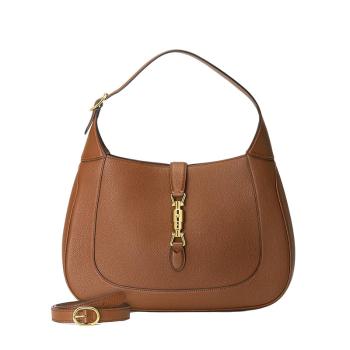 Gucci | 【预售3-7天】GUCCI/古驰 22春夏新款Jackie 1961系列 女士中号原棕色皮革金扣单肩斜挎腋下包手提包‎636712AZB0G2535商品图片,8折×额外9.5折, 包邮包税, 额外九五折