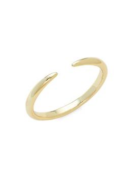 商品Shashi | Talia 14K Goldplated Ring,商家Saks OFF 5TH,价格¥204图片