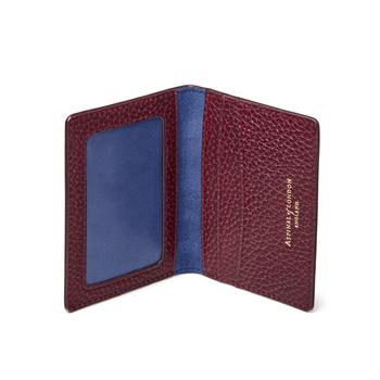 推荐Id & travel card case burgundy pebble商品