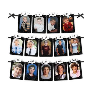 商品Big Dot of Happiness | Black & White Grad - Best is Yet to Come DIY Decor Picture Display Photo Banner,商家Macy's,价格¥115图片