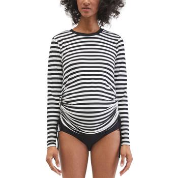 商品Motherhood Maternity | Beach Bump™ Long Sleeve Maternity UPF 50+ Swim Top,商家Macy's,价格¥276图片