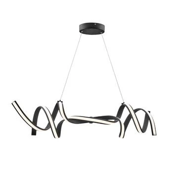 Finesse Decor | Munich LED Horizontal Chandelier Black,商家Verishop,价格¥4713