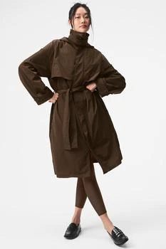 Alo | Crinkle On The Move Trench - Espresso,商家Alo yoga,价格¥2150