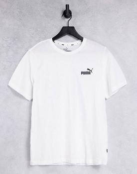 推荐Puma Essentials small logo t-shirt in white商品