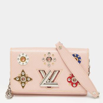 lv链条包, [二手商品] Louis Vuitton | Louis Vuitton Rose Ballerina Epi Leather Mechanical Flower Twist Wallet On Chain商品图片 7.6折, 满1件减$100, 满减
