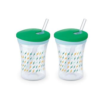商品NUK | Evolution Straw Cup, Leak proof, 8 ounce, 2 pack, Green,商家Macy's,价格¥135图片