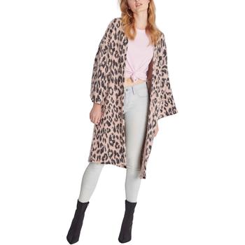 推荐Wildfox Womens Eyelash Animal Print Open Front Cardigan Sweater商品