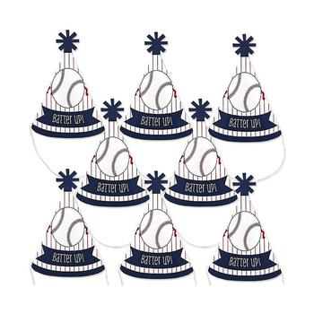 推荐Batter Up - Baseball - Mini Cone Baby Shower or Birthday Party Hats - Small Little Party Hats - Set of 8商品