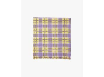 Eric Bompard | Étole imprimé tartan été 180cm x 85cm - Accessoire - GLYCINE,商家The Village Outlet,价格¥1403