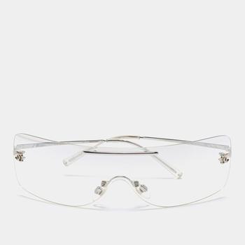 香奈儿墨镜, [二手商品] Chanel | Chanel Transparent 4080 Rimless Visor Shield Sunglasses商品图片 9.5折