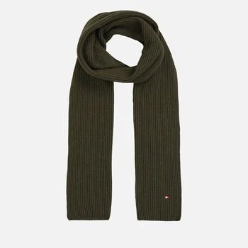 推荐Tommy Hilfiger Essential Flag Cotton and Cashmere-Blend Scarf商品