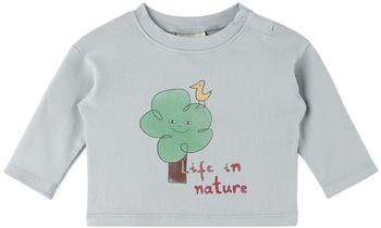 The Campamento | Baby Blue 'Life In Nature' Long Sleeve T-Shirt商品图片,