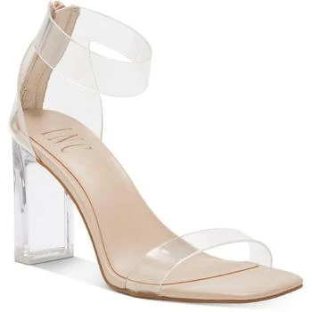 推荐INC Womens Makenna Ankle Strap Vinyl Heel Sandals商品