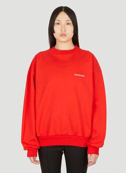 推荐Regular Crewneck Sweatshirt in Red商品