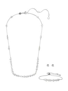 商品Swarovski | Mesmera Rhodium-Plated & Crystal Mixed-Cut 3-Piece Gift Set,商家Saks Fifth Avenue,价格¥3247图片