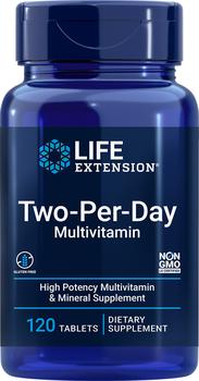 商品Life Extension Two-Per-Day Multivitamin, 120 Multivitamin tablets图片