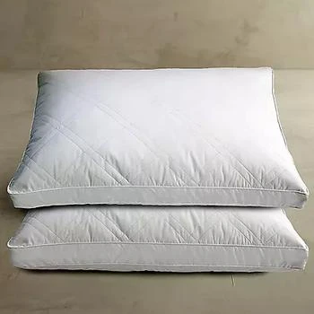 推荐Quilted White Goose Feather and Down Pillow, Jumbo (2-pack)商品