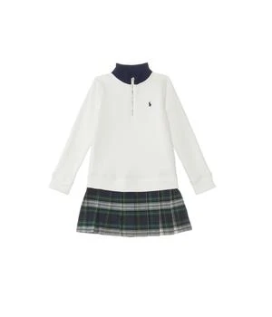 Ralph Lauren | Plaid Pleated Fleece Dress,商家Zappos,价格¥251