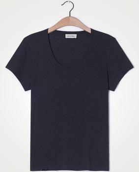 Carbon Copy, American Vintage | American Vintage Jacksonville U-Neck Carbon Grey T-Shirt商品图片 