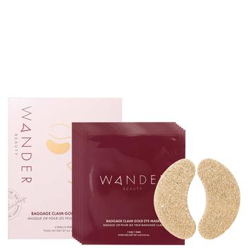 商品Wander Beauty Baggage Claim Eye Masks (Pack of 6) - Gold,商家SkinStore,价格¥152图片