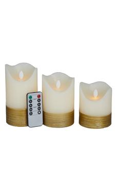 推荐LED Flameless Candles - Set of 3商品