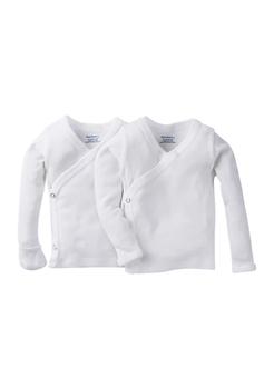 嘉宝北京, Gerber | Baby Girls 2 Pack Long Sleeve White Snap Shirts商品图片 3折