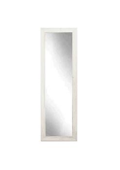 商品Coastal Whitewood Floor Mirror with 2.75" Wooden Frame - 21" x 70.5"图片