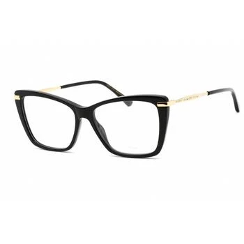 Jimmy Choo | Jimmy Choo Women's Eyeglasses - Full Rim Cat Eye Black Plastic Frame | JC297 0807 00 2.5折×额外9折x额外9.5折, 独家减免邮费, 额外九折, 额外九五折