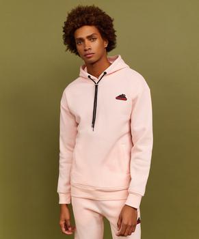 Reason Clothing | Wooster Core Collection Premium Hoodie With Patch - Light Pink商品图片,4.1折×额外8折, 额外八折