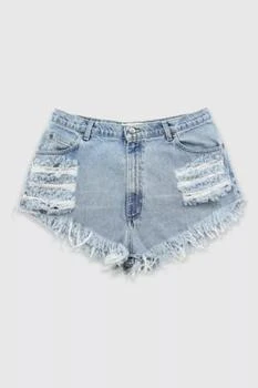 Urban Outfitters | Vintage Light Wash Mid-Rise Distressed Shorts 7.5折×额外9.3折, 额外九三折