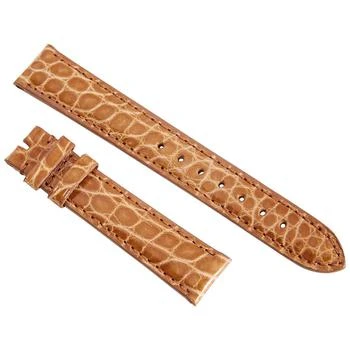 Hadley Roma | Orange 16 MM Alligator Leather Strap,商家Jomashop,价格¥370
