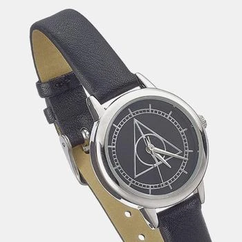 推荐Womens/Ladies Deathly Hallows Analogue Watch Black/Silver ONE SIZE商品