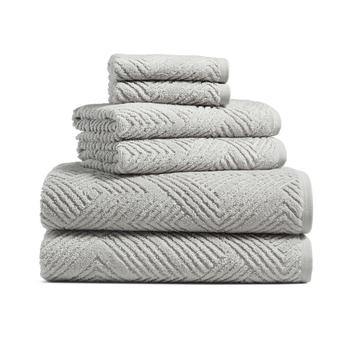 推荐Axis Carved 6-Pc. Towel Set, Created for Macy's商品