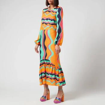 推荐Never Fully Dressed Women's Curved Wave Sierra Dress - Multi商品