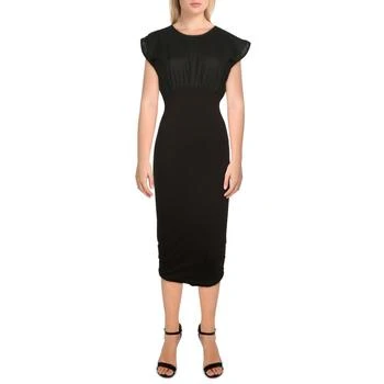 ATM | ATM Womens Pleated Midi Sheath Dress 3.1折