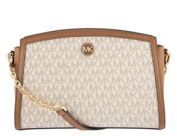 推荐Michael Kors Logo Plaque Zipped Crossbody Bag商品