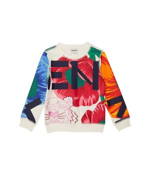 美国kenzo卫衣, Kenzo | Maxi Floral Print Pullover (Big Kids)商品图片 