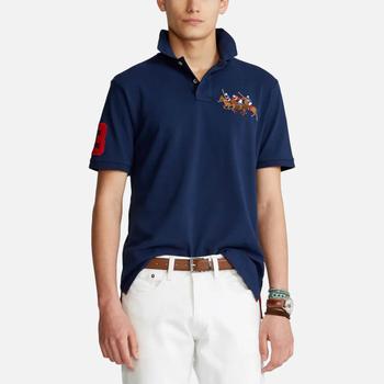 推荐Polo Ralph Lauren Men's Custom Slim Fit Triple Pony Polo Shirt商品